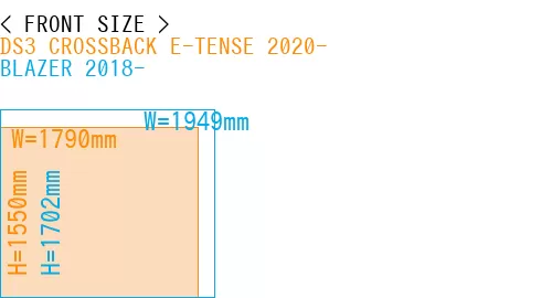 #DS3 CROSSBACK E-TENSE 2020- + BLAZER 2018-